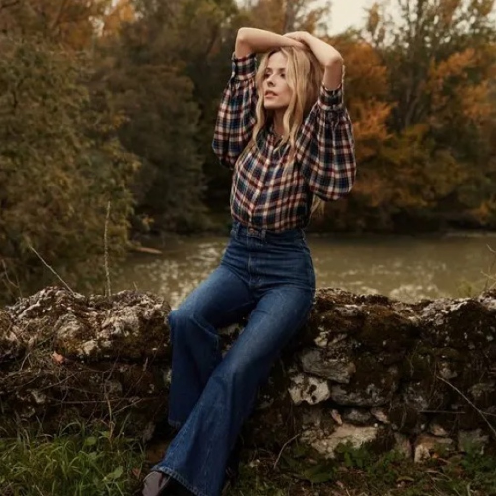 DÔEN Harlow Blouse in Belleville Plaid | XS - Picture 5 of 12